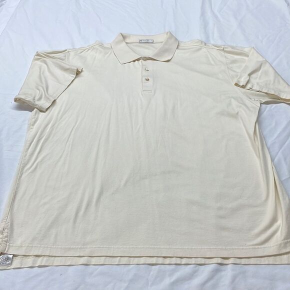 Peter Millar Cream Off White Polo Size XXL - Picture 1 of 7